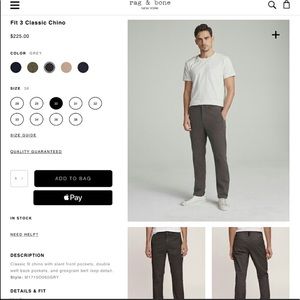 rag & bone New York chinos